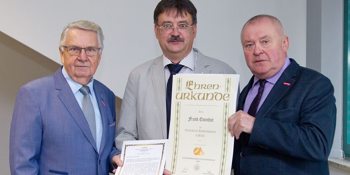 Internet Silberne Ehrennadel Frank Eisenhut