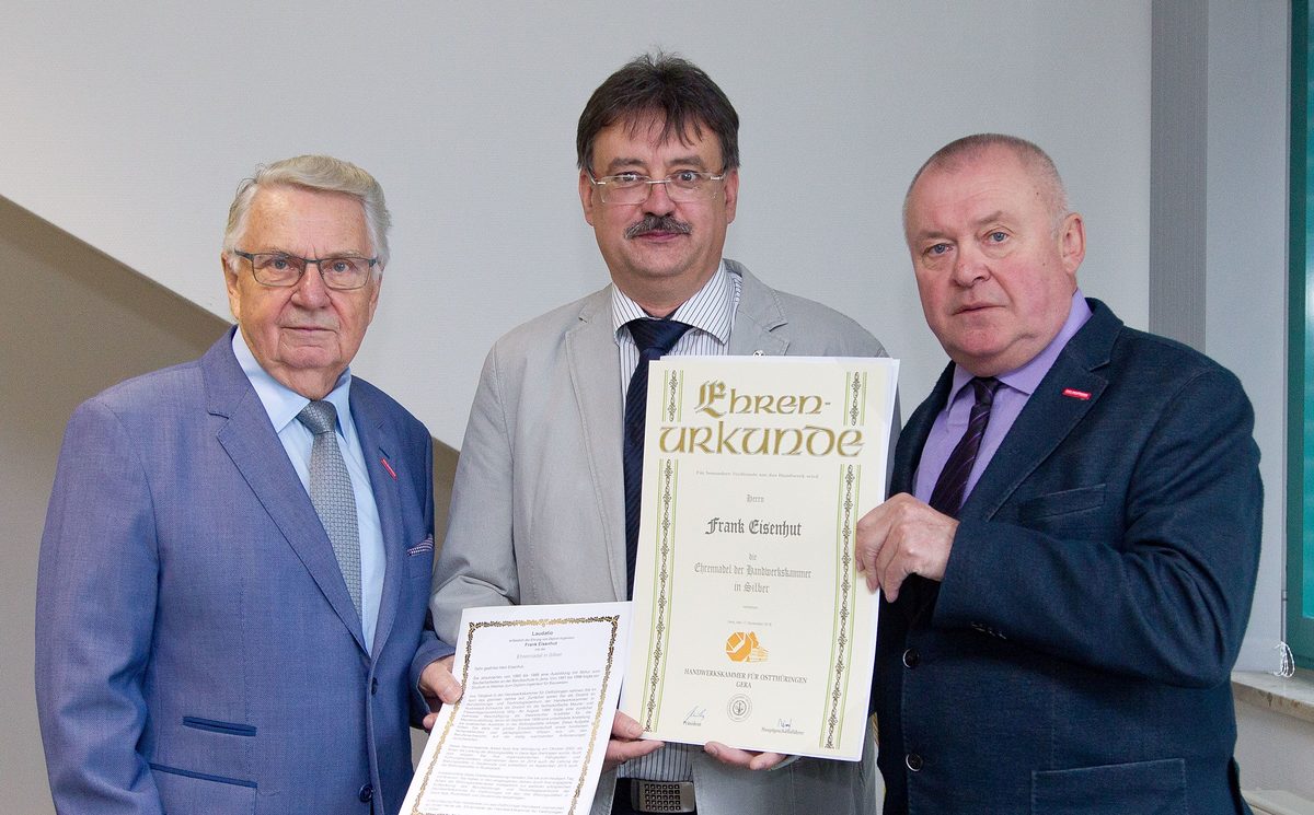 Internet Silberne Ehrennadel Frank Eisenhut