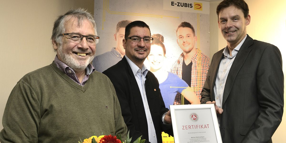 Ehrung Ausbildungsbetrieb
