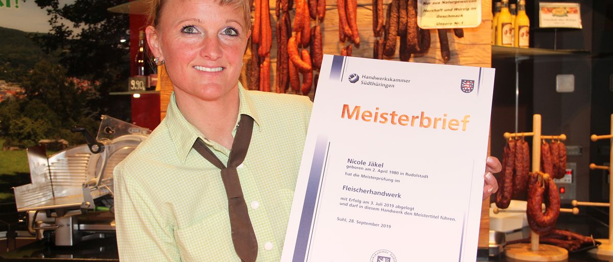 Fleischermeisterin Nicole Jäkel