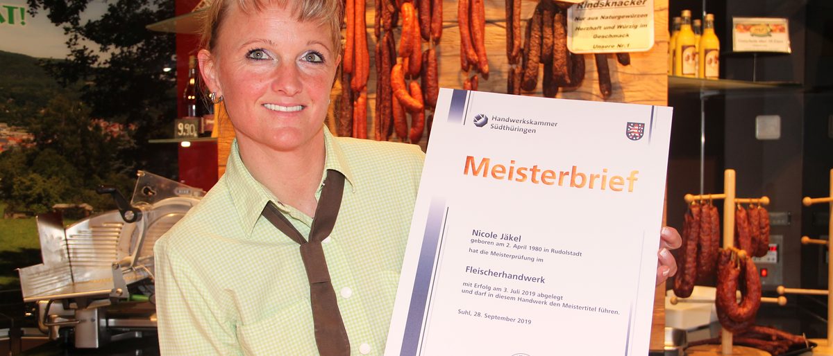 Fleischermeisterin Nicole Jäkel