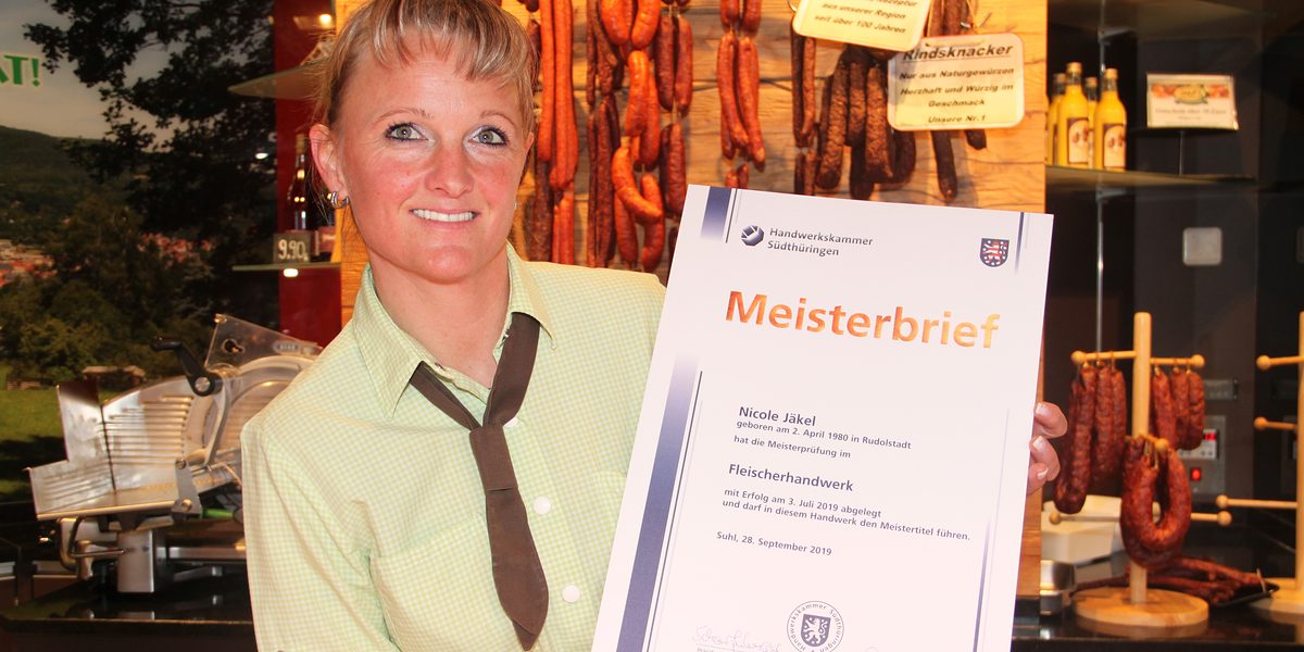 Fleischermeisterin Nicole Jäkel