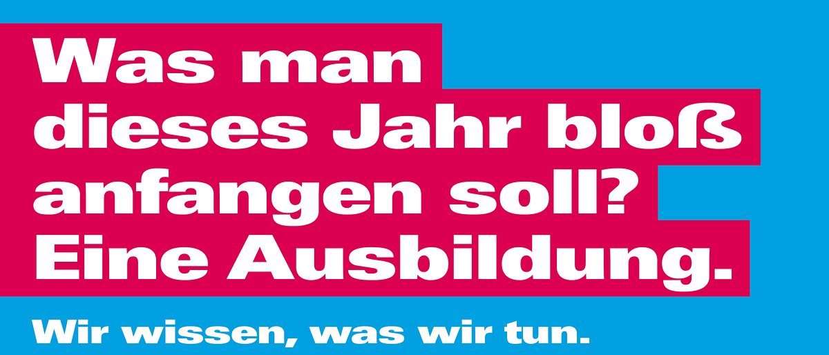 Ausbildung Wir wissen was wir tun