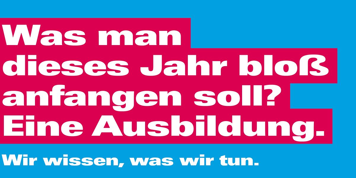 Ausbildung Wir wissen was wir tun