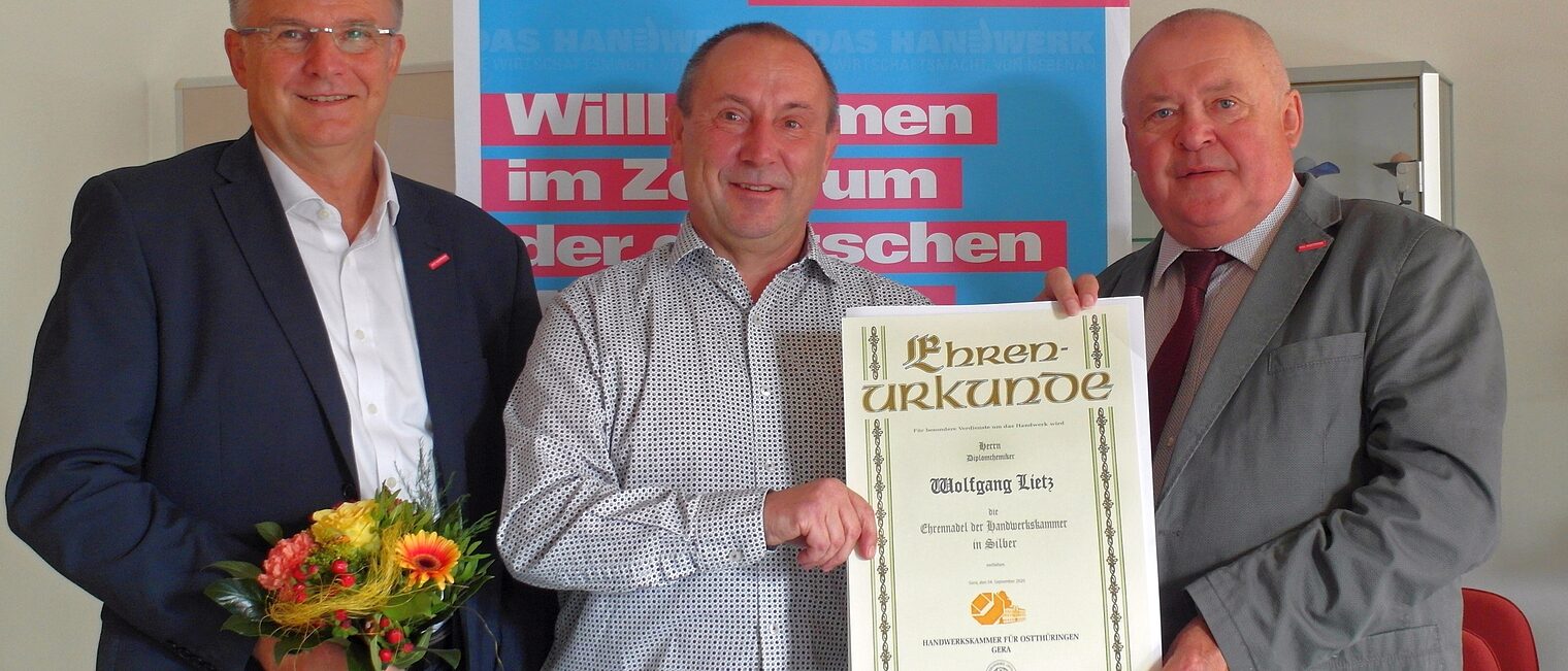Ehrennadel Wolfgang Lietz