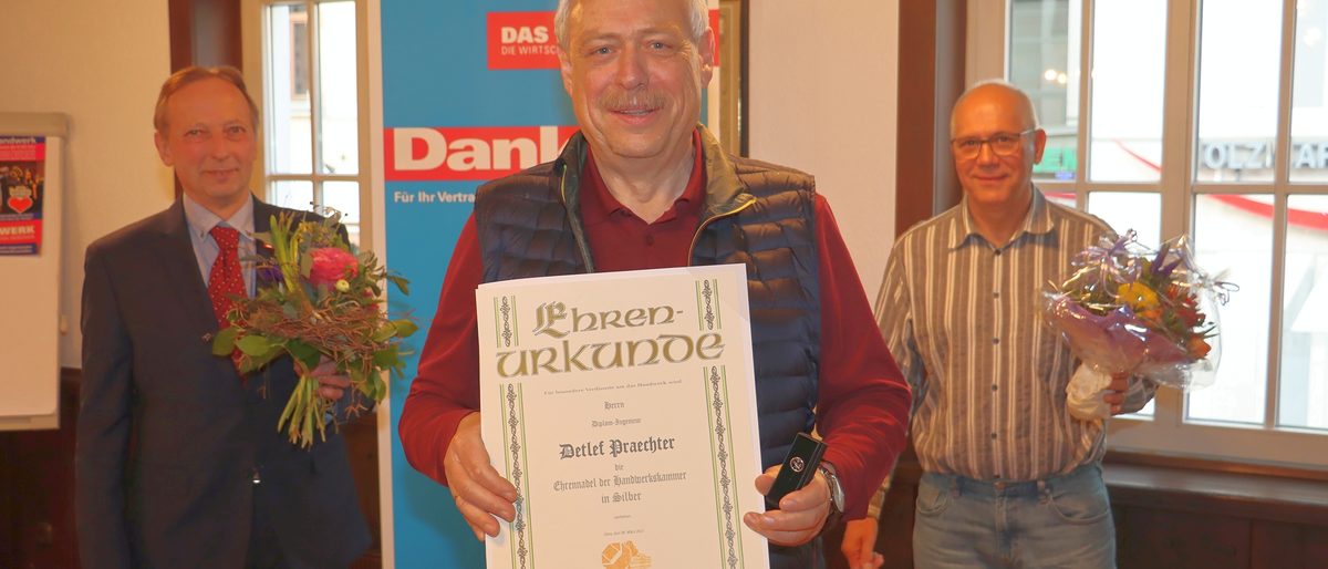 Ehrennadel Detlef Praechter