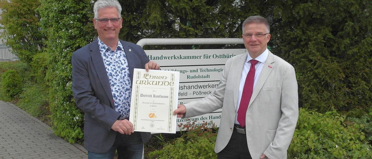 Ehrennadel Dietrich Kaufmann