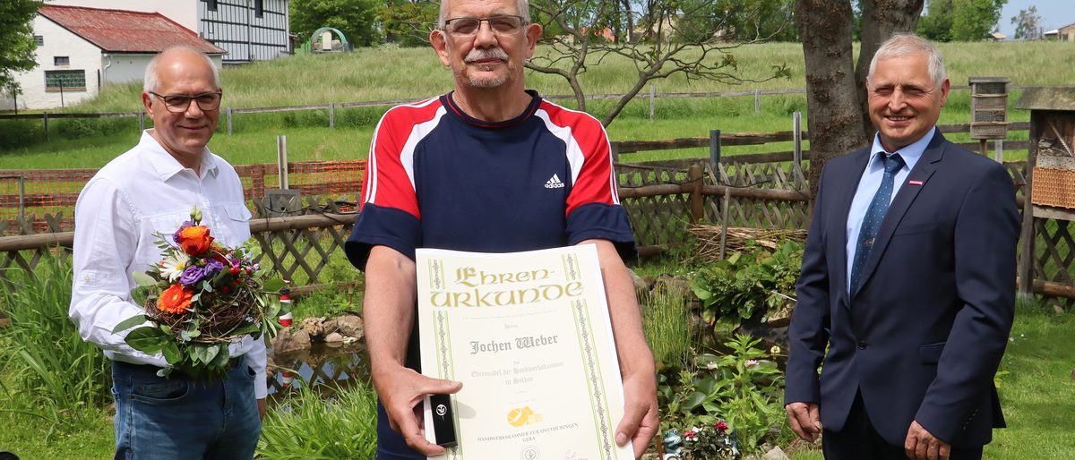 Ehrennadel Jochen Weber