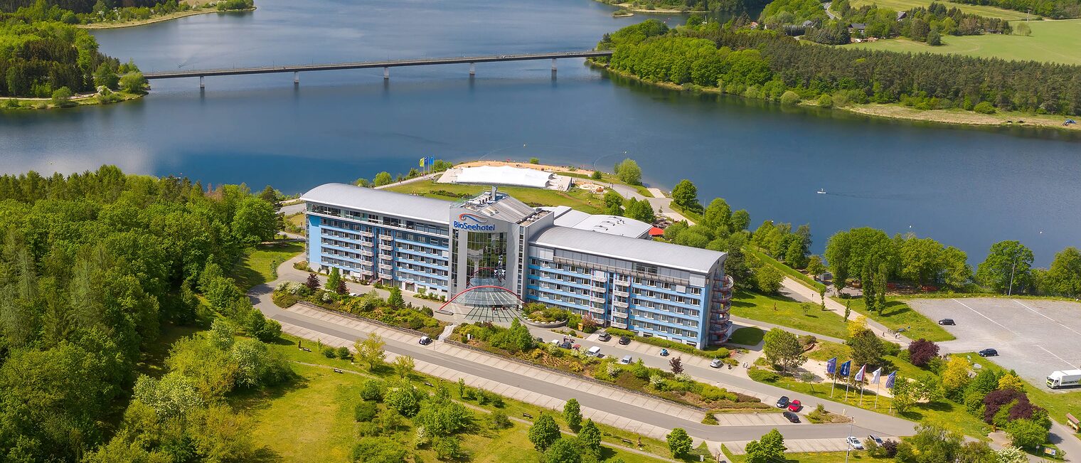 Luftbild Bio-Seehotel Zeulenroda