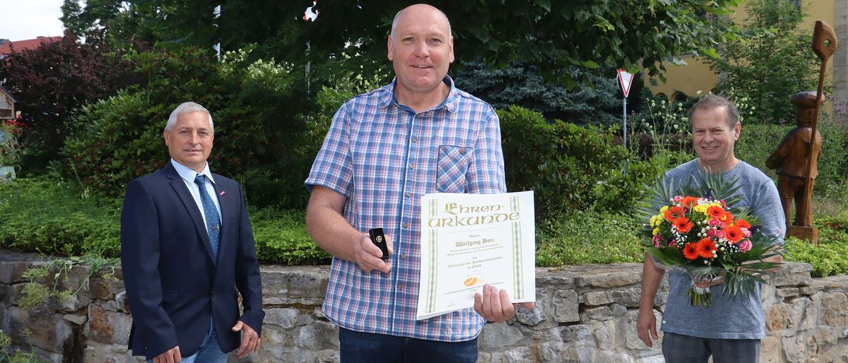 Goldene Ehrennadel Wolfgang Borz