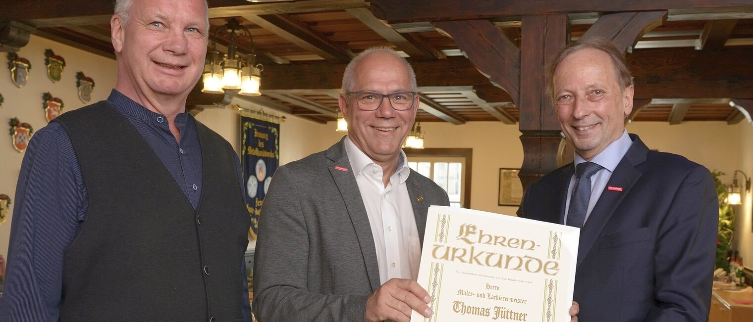 Goldene Ehrennadel Thomas Jüttner