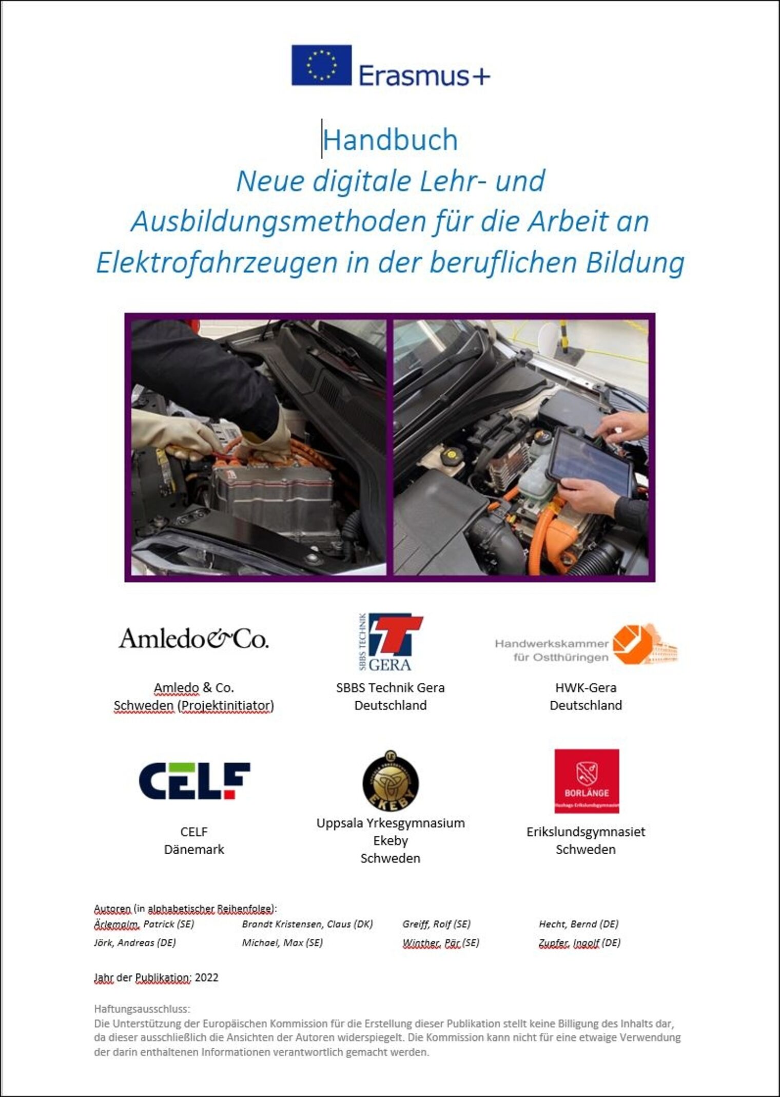 Scrrenshot Handbuch Partnerschaftsprojekt