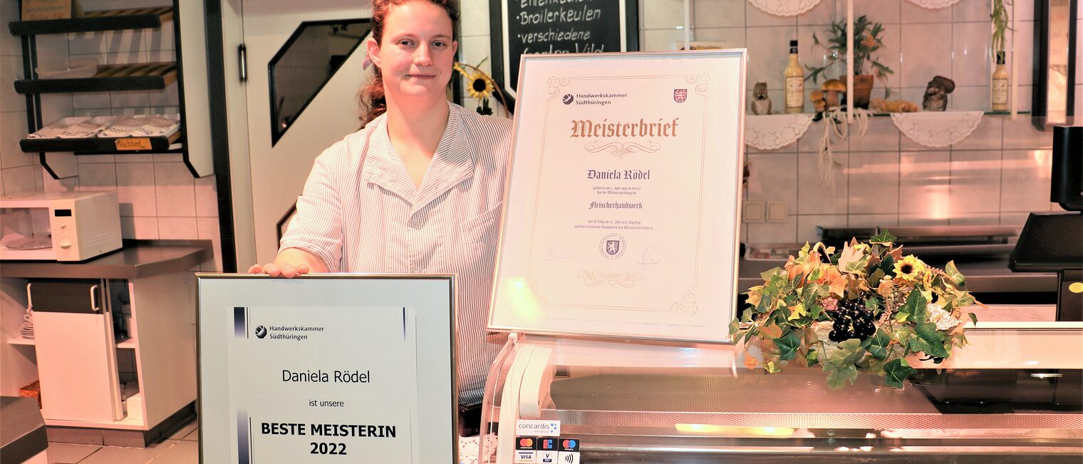 Fleischermeisterin Daniela Rödel