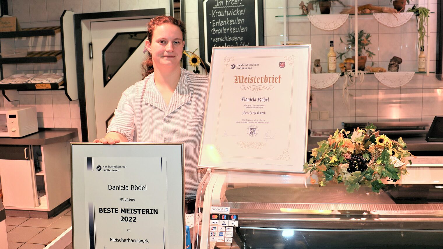 Fleischermeisterin Daniela Rödel