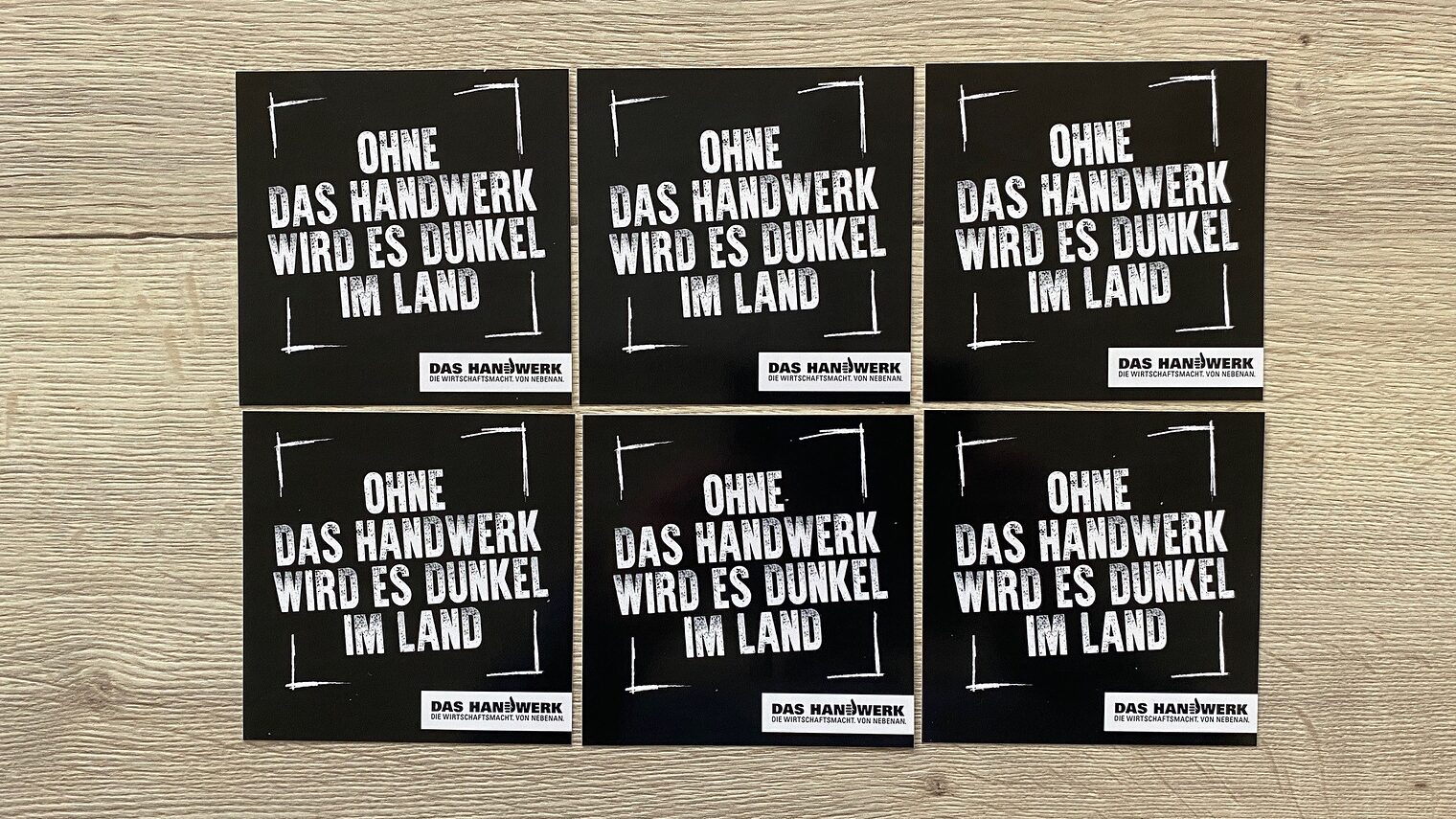 Aufkleber "Ohne das Handwerk..."