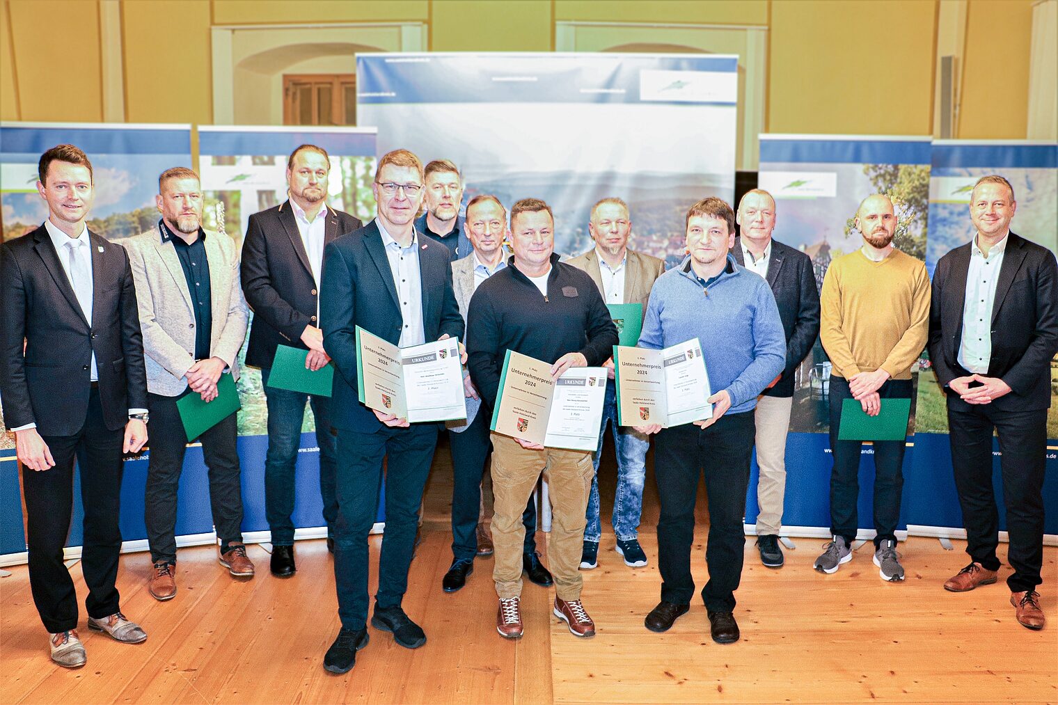 Unternehmerpreis 2024 Gruppenbild
