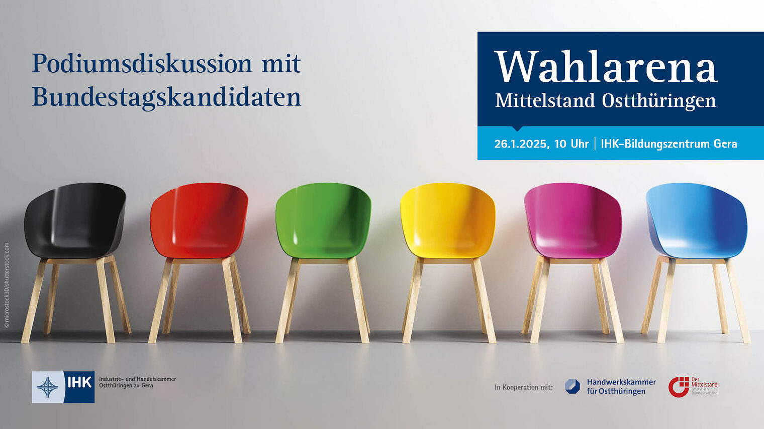 Wahlarena "Mittelstand Ostthüringen" 2025 Handwerkskammer für