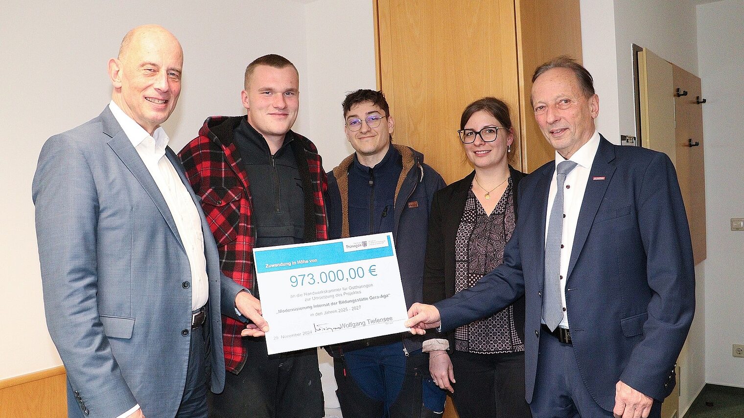 Übergabe Zuwendungsbescheid Gera 2024