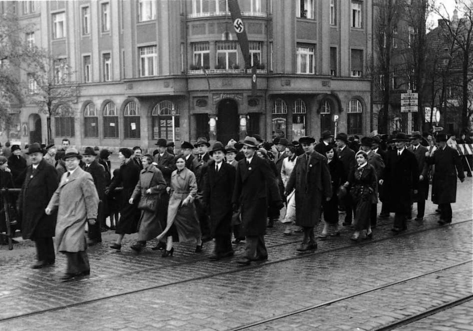 1933 Marschblock der Handwerker zum ersten Mail