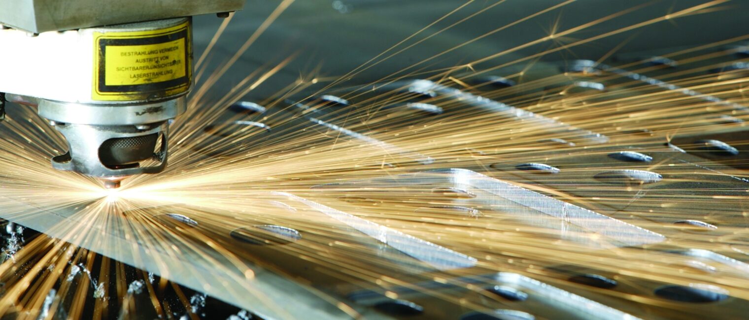 Laser in Aktion