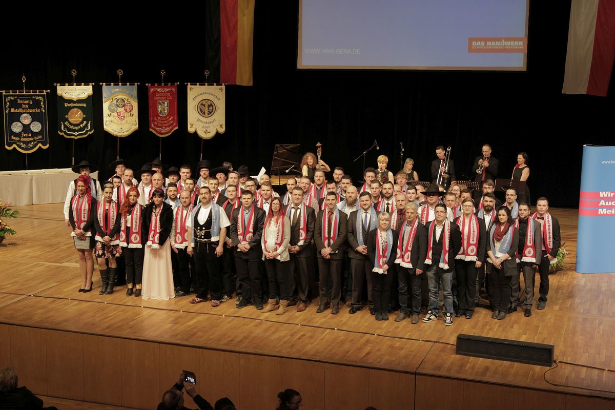 Meisterfeier Gruppenbild